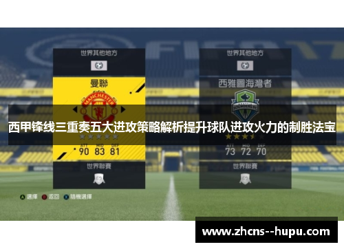 西甲锋线三重奏五大进攻策略解析提升球队进攻火力的制胜法宝